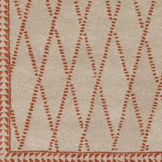 Surya Stampede SMP-6001 Rust Hand Tufted Area Rug Sample Swatch