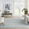 Nourison Ma30 Star SMR03 Light Blue Area Rug by Michael Amini Corner Image