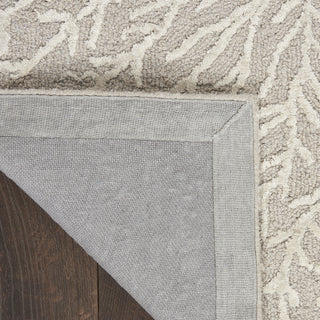 Nourison Ma30 Star SMR03 Taupe Area Rug by Michael Amini Corner Image