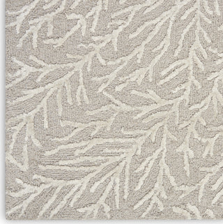 Nourison Ma30 Star SMR03 Taupe Area Rug by Michael Amini Corner Image