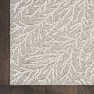 Nourison Ma30 Star SMR03 Taupe Area Rug by Michael Amini Corner Image