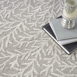 Nourison Ma30 Star SMR03 Taupe Area Rug by Michael Amini Corner Image