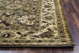 Rizzy Shine SN0334 dark khaki Area Rug Edge Shot Feature