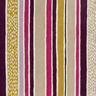 Surya SND-4533 Magenta Hand Tufted Area Rug by Sanderson Sample Swatch