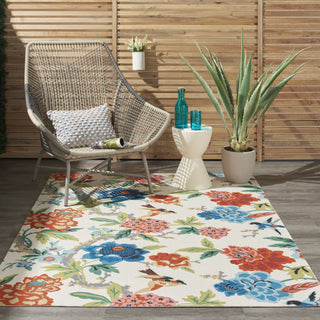 Nourison Sun N' Shade SND82 Ivory/Multi Area Rug by Waverly