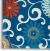 Nourison Sun N' Shade SND84 Blue/Multicolor Area Rug by Waverly Room Image Feature