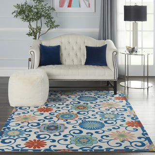 Nourison Sun N' Shade SND84 Ivory/Multi Area Rug by Waverly