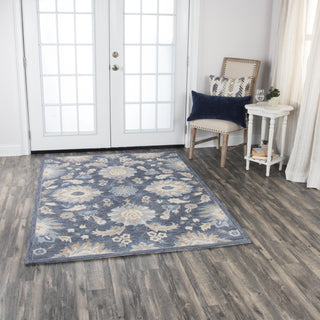 Rizzy Arden Loft-Sandhurst SH183B Blue Area Rug Corner Image