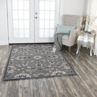 Rizzy Arden Loft-Sandhurst SH185B Dk Grey Area Rug Corner Image