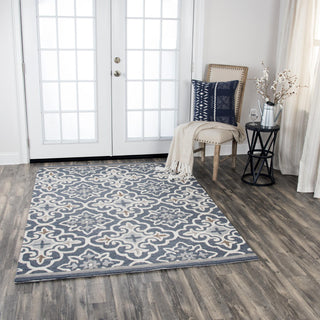 Rizzy Arden Loft-Sandhurst SH190B Dk Grey Area Rug Corner Image