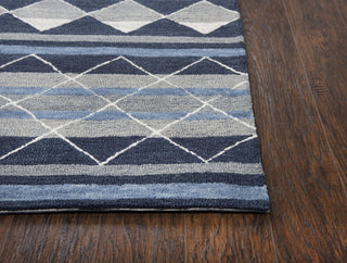 Rizzy Arden Loft-Sandhurst SH191B Blue Area Rug Detail Image