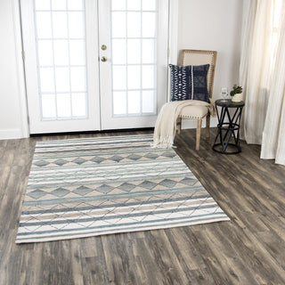 Rizzy Arden Loft-Sandhurst SH192B Grey Area Rug Corner Image