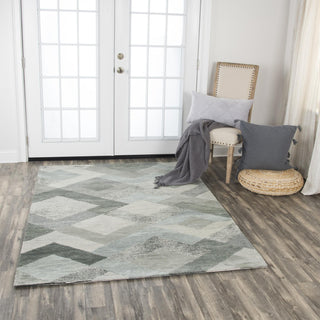 Rizzy Arden Loft-Sandhurst SH194B Grey Area Rug Corner Image