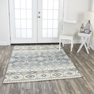 Rizzy Arden Loft-Sandhurst SH199B Grey Area Rug Corner Image