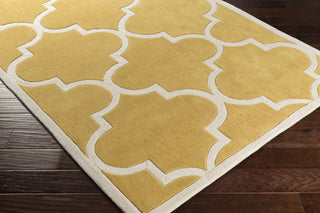 Artistic Weavers Santorini Nora Gold/Ivory Area Rug Corner Shot