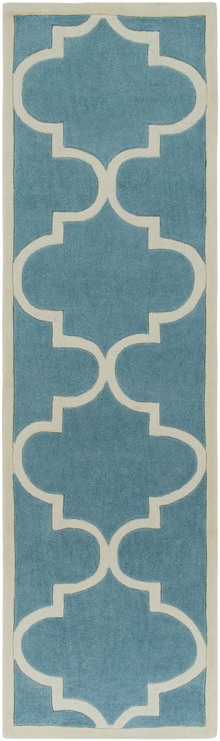 Artistic Weavers Santorini Nora Aqua/Ivory Area Rug Runner