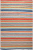 Trans Ocean Sonoma 6258/14 Malibu Stripe Orange Area Rug by Liora Manne