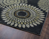 Rizzy Sorrento SO4269 Gray/Charcoal Area Rug Corner Shot