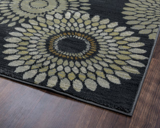 Rizzy Sorrento SO4269 Gray/Charcoal Area Rug Corner Shot