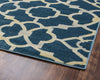 Rizzy Sorrento SO4284 Navy Area Rug Corner Shot