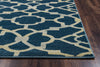 Rizzy Sorrento SO4284 Navy Area Rug Edge Shot