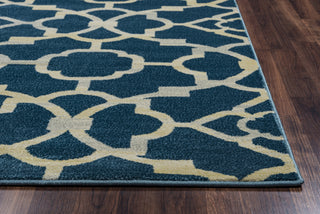 Rizzy Sorrento SO4284 Navy Area Rug Edge Shot