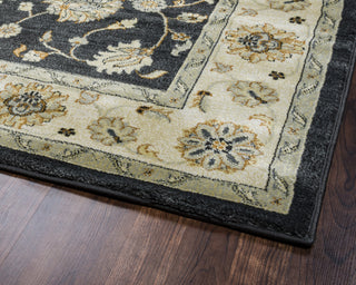 Rizzy Sorrento SO4309 Gray/Charcoal Area Rug Corner Shot