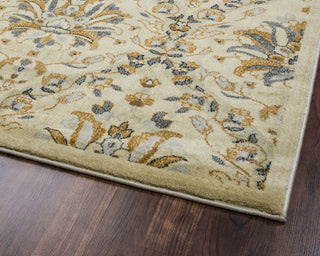 Rizzy Sorrento SO4311 tan Area Rug Corner Shot