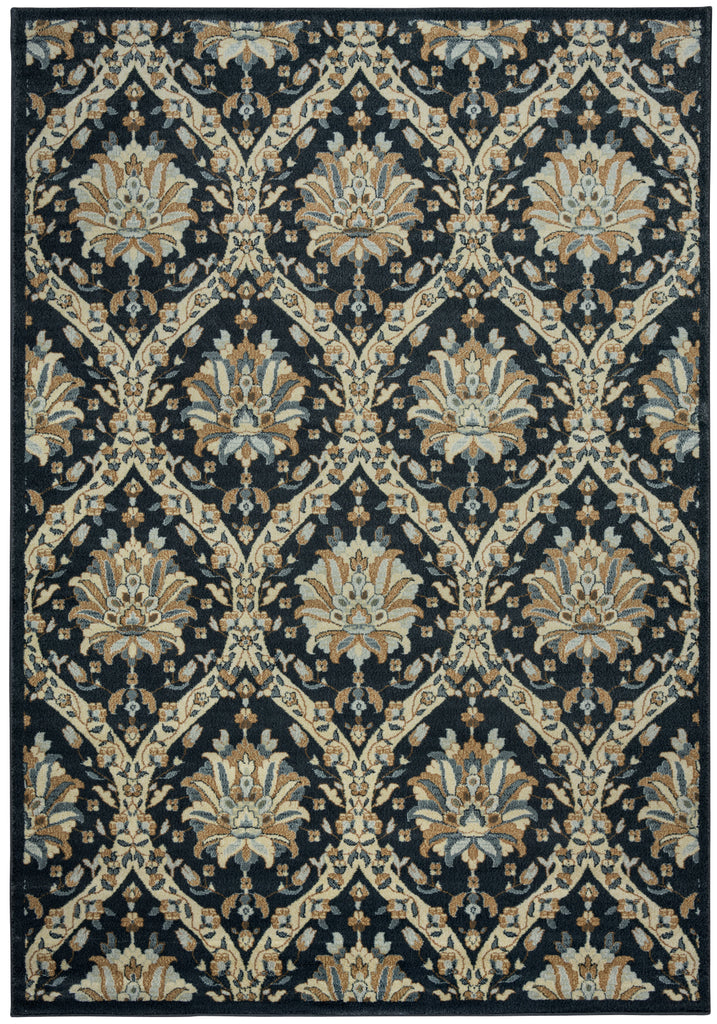 Rizzy Sorrento SO4312 gray black Area Rug main image