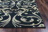 Rizzy Sorrento SO4322 Gray/Charcoal Area Rug Edge Shot