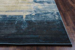Rizzy Sorrento SO4383 Navy/Blue Area Rug Edge Shot