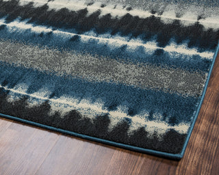 Rizzy Sorrento SO4390 Navy Area Rug Corner Shot