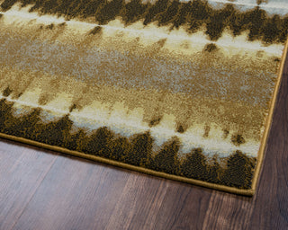 Rizzy Sorrento SO4391 gold/brown Area Rug Corner Shot