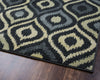 Rizzy Sorrento SO4394 gray charcoal Area Rug Corner Shot