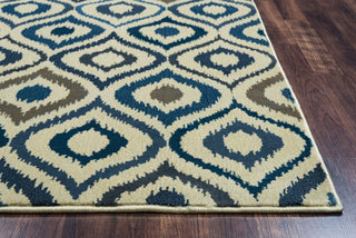 Rizzy Sorrento SO4395 light khaki Area Rug Edge Shot Feature
