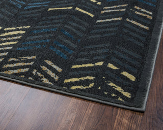 Rizzy Sorrento SO4442 Gray/Charcoal Area Rug Corner Shot