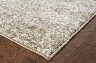 LR Resources Soft Shag 81162 Dark Beige / Cream Area Rug Alternate Image