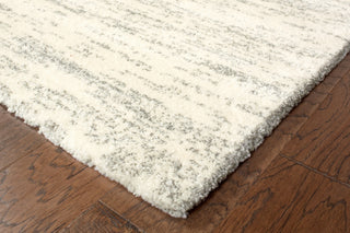 LR Resources Soft Shag 81168 Cream / Gray Area Rug Alternate Image