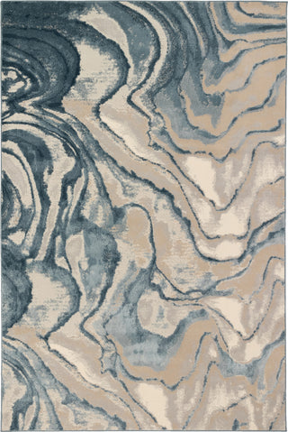 Trans Ocean Soho 7100/03 Agate Blue Area Rug by Liora Manne