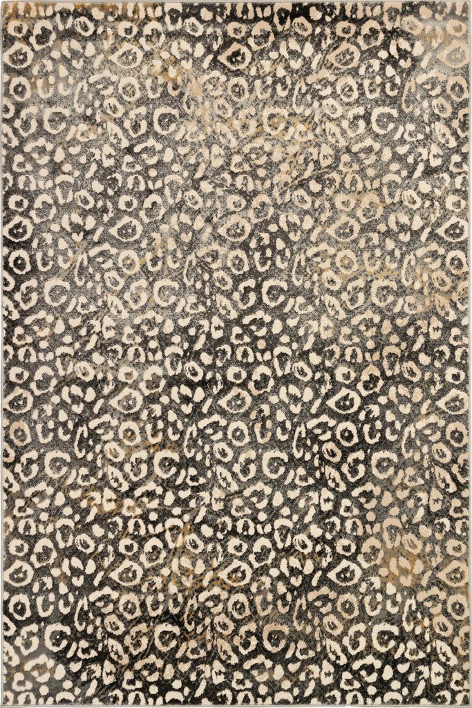 Trans Ocean Soho 7109/48 Leopard Black Area Rug by Liora Manne