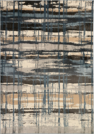 Trans Ocean Soho 7111/33 Contempo Navy Area Rug by Liora Manne