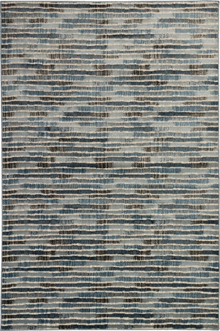 Trans Ocean Soho 7116/03 Stripe Blue Area Rug by Liora Manne