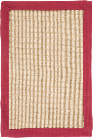 Surya Soho Border Red Area Rug 2' x 3'