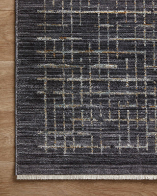 Loloi Soho SOH-01 Onyx/Silver Area Rug Corner Image