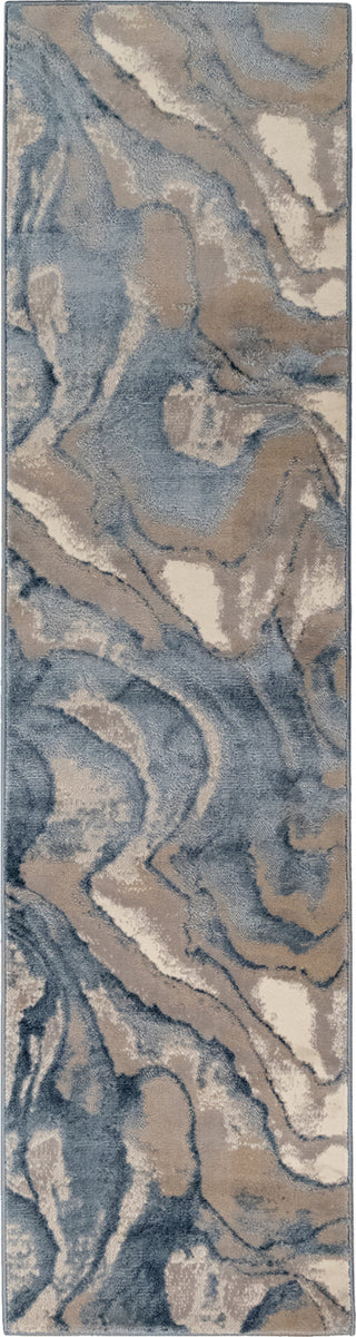 Trans Ocean Soho 7100/03 Agate Blue Area Rug by Liora Manne