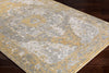 Surya Soleil SOI-2309 Bright Yellow Medium Gray White Camel Tan Area Rug Corner Image