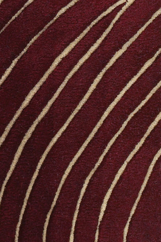 Chandra Solas SOL-12200 Maroon/Cream Area Rug Close Up