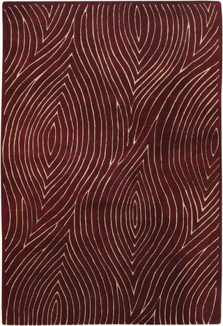 Chandra Solas SOL-12200 Maroon/Cream Area Rug main image