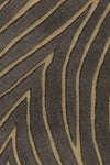 Chandra Solas SOL-12201 Taupe/Gold Area Rug Close Up