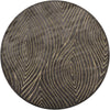 Chandra Solas SOL-12201 Taupe/Gold Area Rug Round